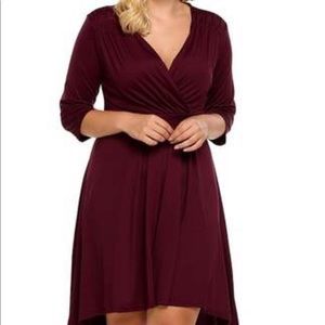 3/4 Sleeve Red Dress *Nick Jonas voice* red dresss